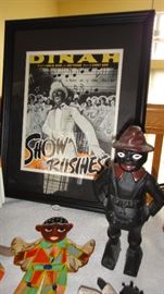 Black Americana, dolls, pupetts, Marionettes, books and more.