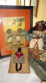 Black Americana, dolls, pupetts, Marionettes, books and more.