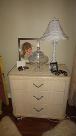 Thomasville Bedroom set - nightstand, 4 poster bed, armoire , dresser w/mirror