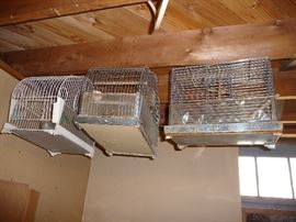 vintage bird cages