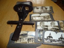 Stereoscope and picture cars