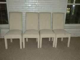 4 parsons chairs