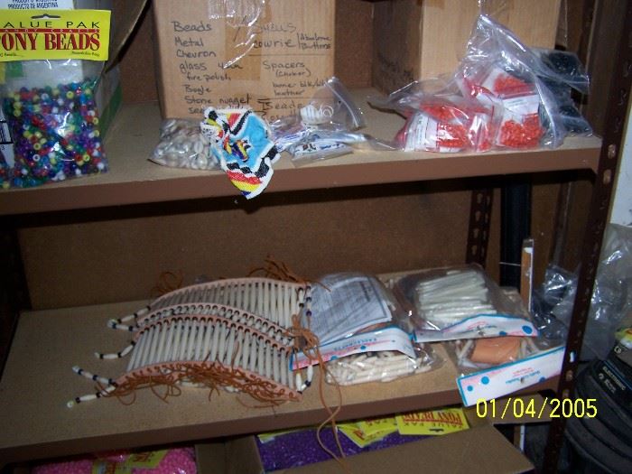 more  Beads and supplies - Garage