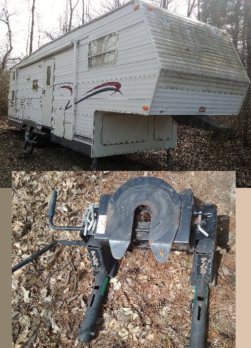 31' Jayco Eagle 5th wheel with slide out (needs tlc), Reese 15000 hitch