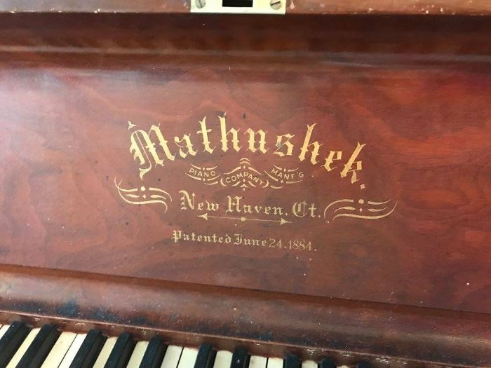 #2 Mathushek New Haven Ct. Upright Studio piano 58wx26x56
$75
