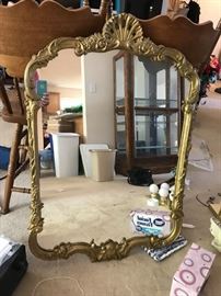 
#18 Gold painted (wood frame) mirror 28x41
$100
