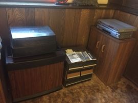  Mid century stereo equipment