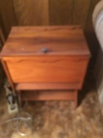 Vintage trunk/end table
