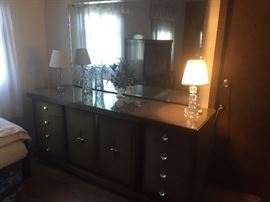 Dresser with mirror