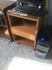 Computer desk and computer