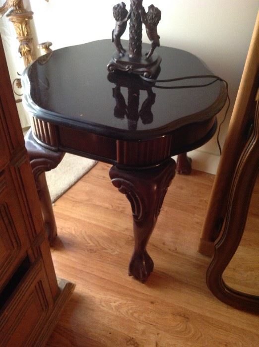 Wood End Table - $ 70.00