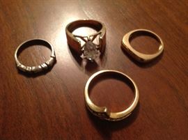 Gold, Silver, Honora Pearls and Costume Jewelry