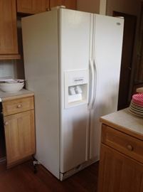 Side by side refrigerator $ 200.00