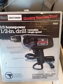 Sears Craftsman 1/3 HP 1/2-in. drill