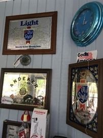 Old Style bar signs