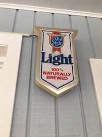 Old Style Light, light up sign