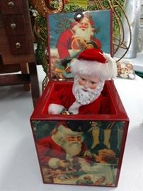 Santa in a box