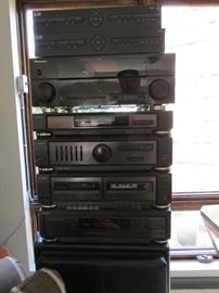 Lot# 117                                                                                             Pioneer Receiver and Fisher Stereo        only $ 250.00