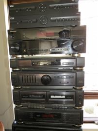 Lot# 117                                                                                             Pioneer Receiver and Fisher Stereo                                                        only $ 250.00