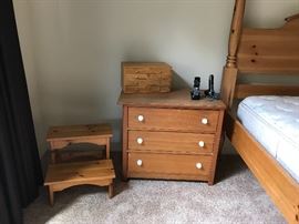 Side charts and step stool 