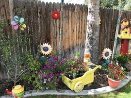 Whimsical garden items 
