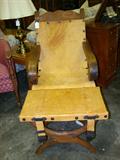 Antique Chair Leather Lined