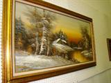 R. Thomas Signed Painting