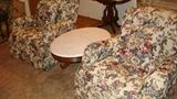 Overstuffed Chairs & Marble Top End Table