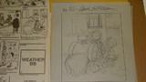 Original Hank Ketcham Dennis the Menace Cartoon Strip Sketch