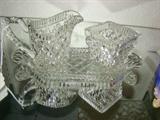 Beautiful Cut Crystal Glass Pieces