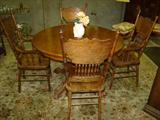 Oak Claw Feet Dinette