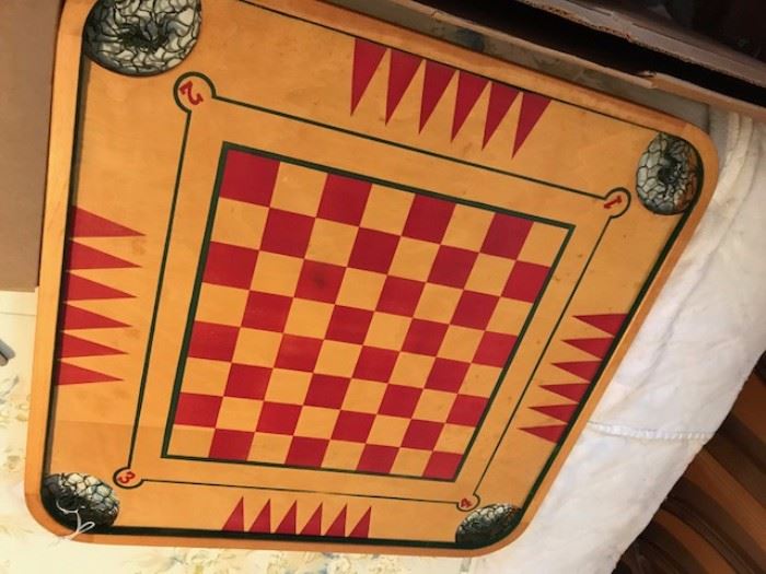 Table top game board with its original box.