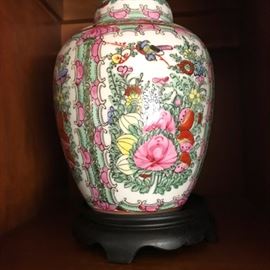 Japanese lidded jar.