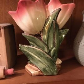 McCoy double tulip vase.