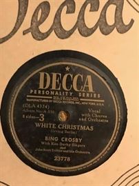 Der Bingle on an original 78.  This family were Bing Crosby fans.  We even have a copy of Bing and the Andrews Sisters doing Jingle Bells!