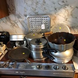 Lots of pots and pans.