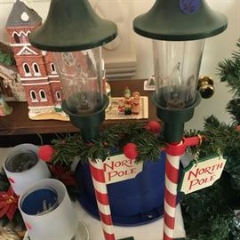 Christmas North Pole lamps