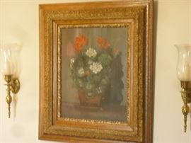 Vintage Frame & Print