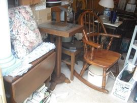 Drop Leaf & Windsor Rocker