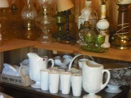 Lots of Milk Glass