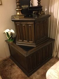 Square end table and octagon end table match coffee table