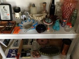 Funglass, Indian photos, feathers, etc.