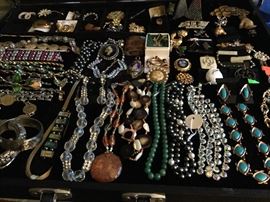 Vintage jewelry necklaces,  bracelets, brooches, earrings