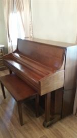 Piano and stool