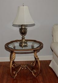 METAL & GLASS TABLES