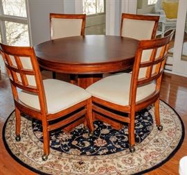 KITCHEN TABLE AND 6 CHAIRS