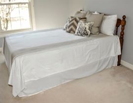 ONE OF THREE BEDS AND MATTRESSES