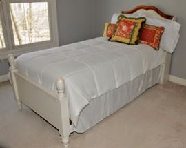 ONE OF THREE BEDS AND MATTRESSES