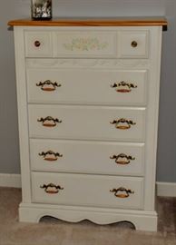 WHITE TALL DRESSER ~ IDEAL FOR A CHILD