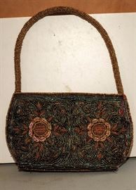 VINTAGE BEADED HANDBAG